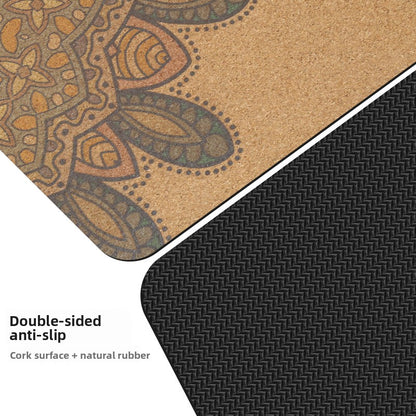 Non-slip Cork Yoga Exercise Mat